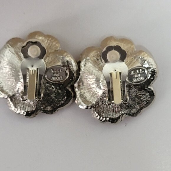 Vintage KJL for Avon "Perfect Pansy" collection Faux Pearl Set - Picture 8 of 8